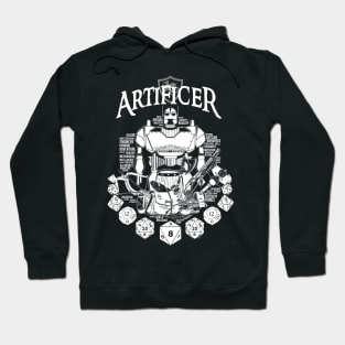 RPG Class Series: Artificer - White Text Hoodie